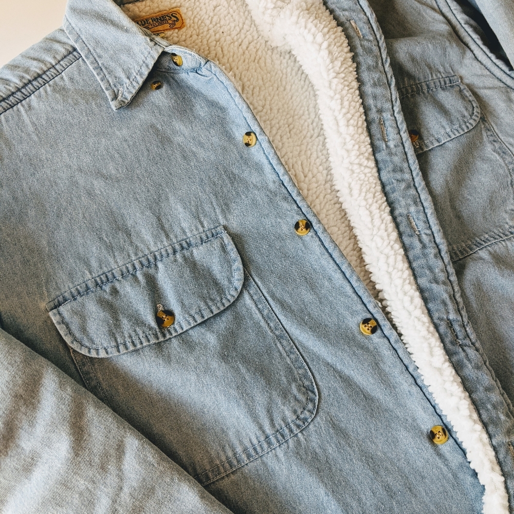 Vintage Wilderness Sherpa Denim Jacket